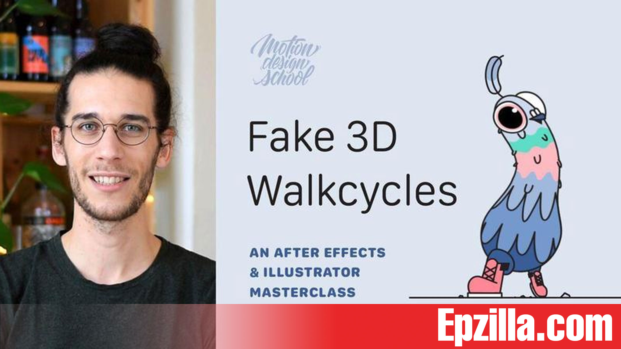 Motion Design School Fake 3D Walkcycles in After Effects Free Download Epzilla.com