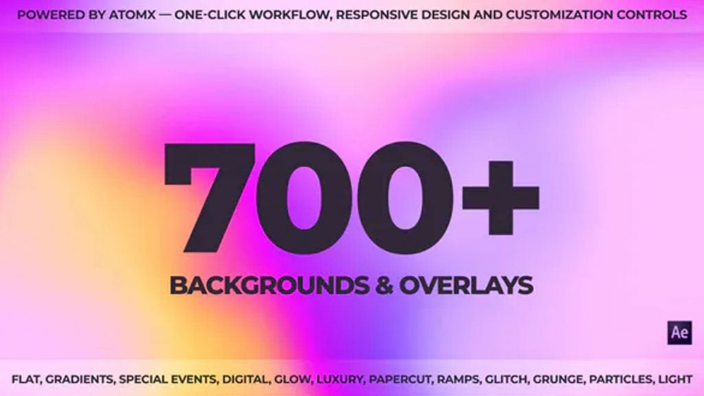 Videohive – AtomX Backgrounds Pack 32623942