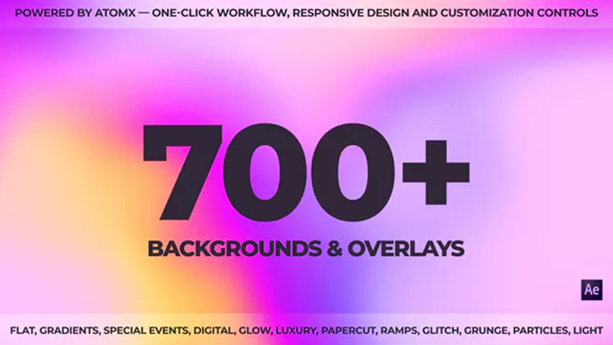 Videohive AtomX Backgrounds Pack 32623942 Free Download Epzilla.com