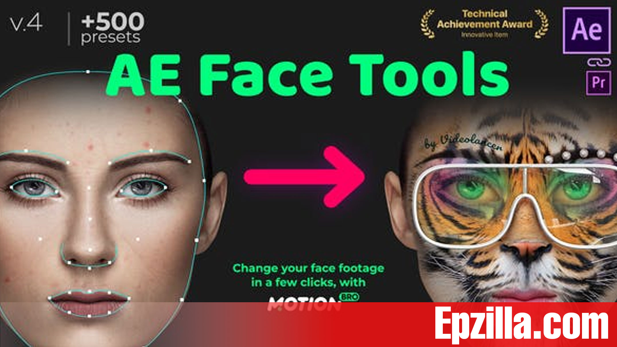 Videohive - AE Face Tools V4.1.2 24958166 Free Download From Epzilla.com