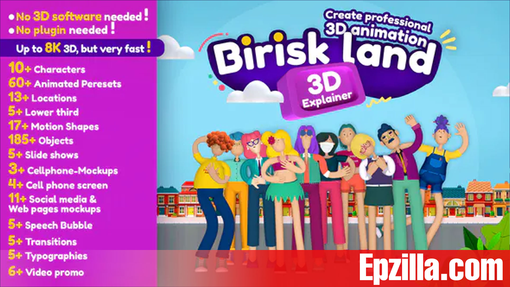 Videohive - Briskland, Professional 3D Explainer Toolkit 34486672 Free Download Epzilla.com