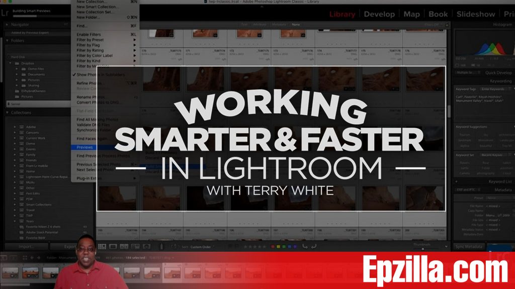 KelbyOne – Working Smarter & Faster in Lightroom with Terry White