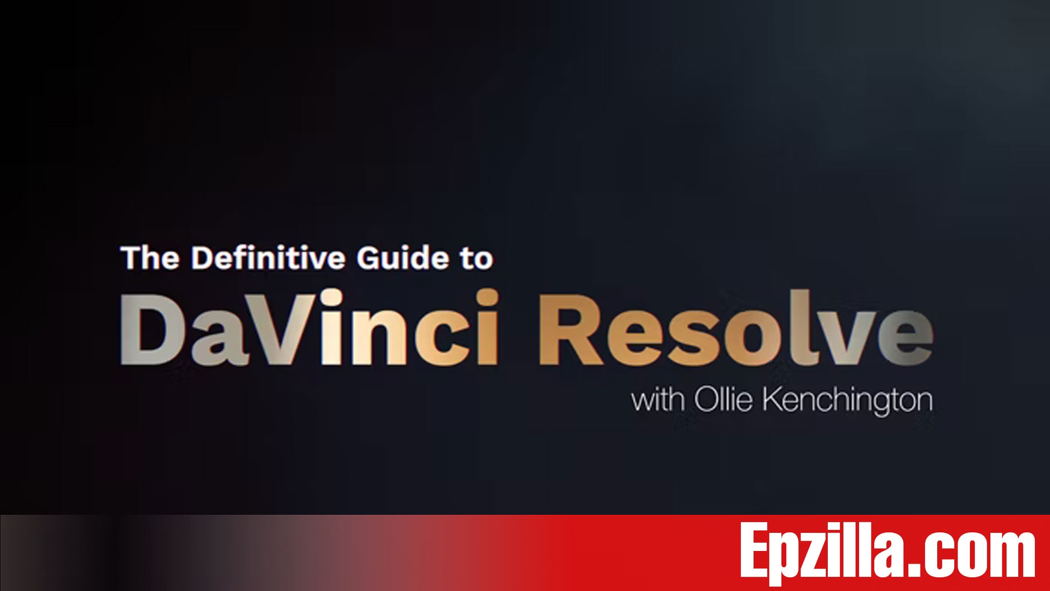 MZed The Definitive Guide to DaVinci Resolve Free Download
